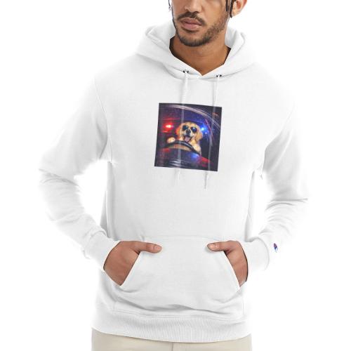 Funny Police Golden Retriever Meme Tee - Champion Unisex Powerblend Hoodie
