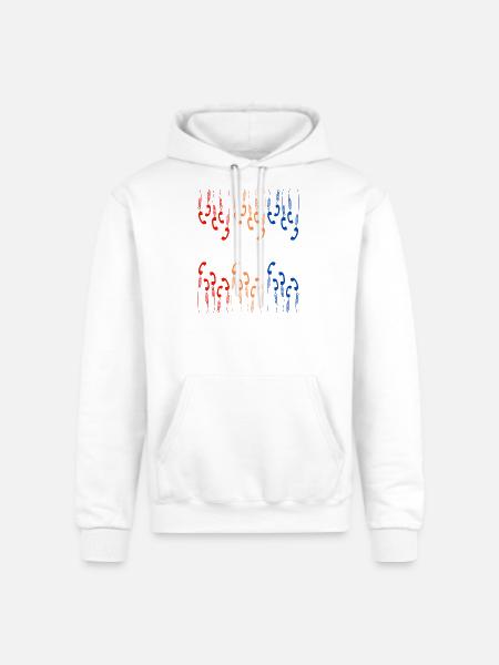 old phone - Champion Unisex Powerblend Hoodie - white