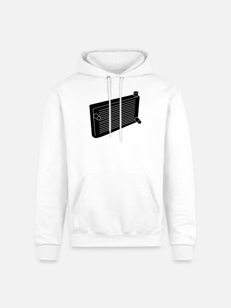 Engine radiator - Champion Unisex Powerblend Hoodie - white