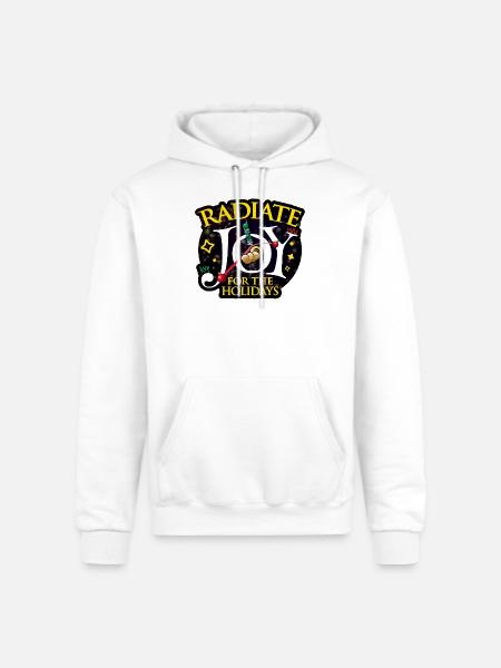 Radiate Joy - Champion Unisex Powerblend Hoodie - white