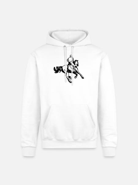 Equestrian - Champion Unisex Powerblend Hoodie - white