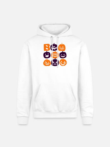 Boo - Champion Unisex Powerblend Hoodie - white