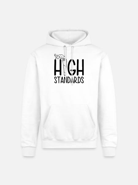 High Standards - Champion Unisex Powerblend Hoodie - white