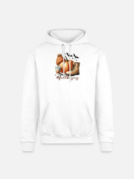 Fall Basics - Champion Unisex Powerblend Hoodie - white