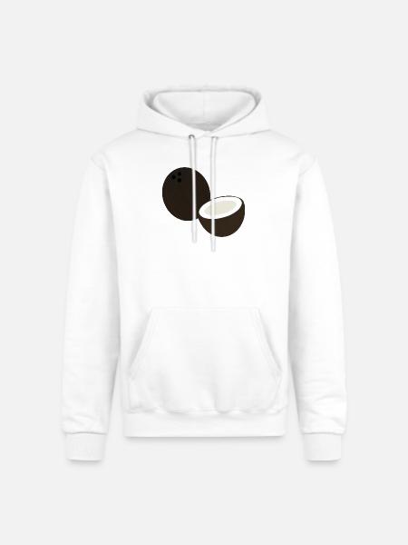 Coconut - Champion Unisex Powerblend Hoodie - white