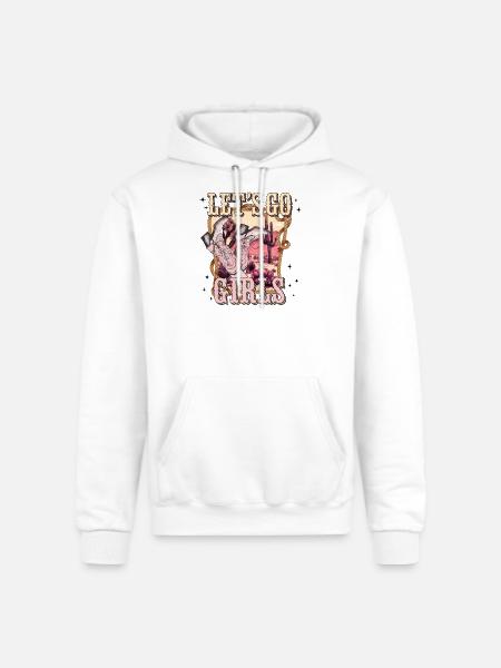 Let's go girls - Champion Unisex Powerblend Hoodie - white