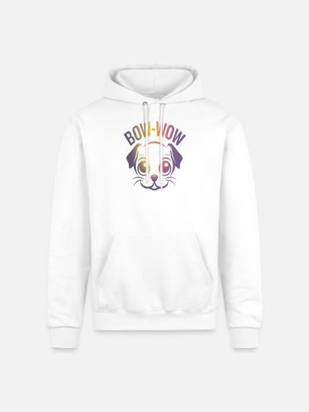dog loyalty - Champion Unisex Powerblend Hoodie - white
