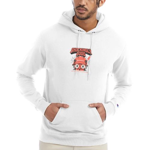 Funny Shockingly Good Electrician - Champion Unisex Powerblend Hoodie