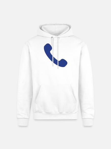 phone - Champion Unisex Powerblend Hoodie - white