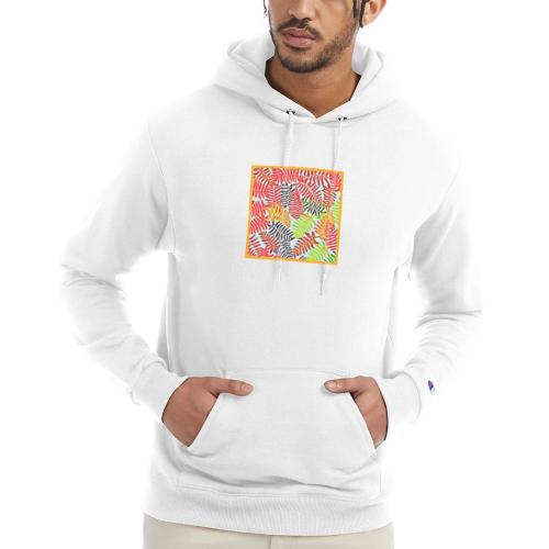 Chic Leaves Artistic Spectrum - Champion Unisex Powerblend Hoodie