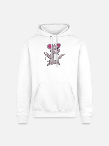 Not So Mouse - Champion Unisex Powerblend Hoodie - white