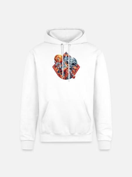 IlluminET104 - Champion Unisex Powerblend Hoodie - white