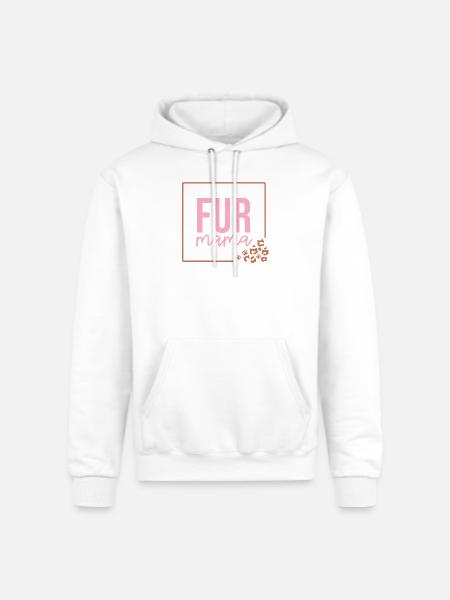 Fur Mama - Champion Unisex Powerblend Hoodie - white