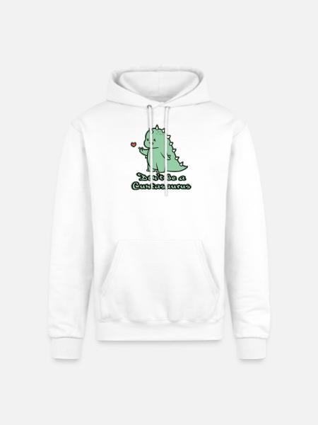 Dinosaur advice - Champion Unisex Powerblend Hoodie - white