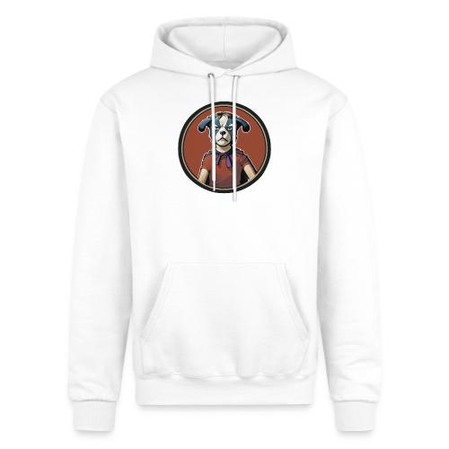 Dogboy Adventutes Red Circle Logo - Champion Unisex Powerblend Hoodie