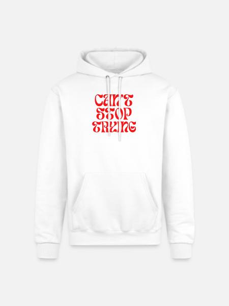 Can't stop trying - Champion Unisex Powerblend Hoodie - white