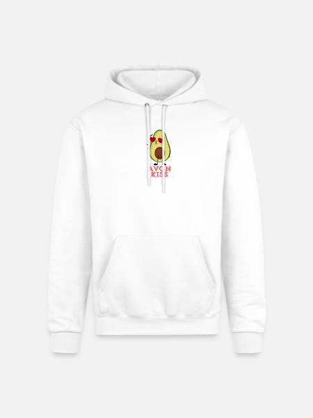 Avo LOVe - Champion Unisex Powerblend Hoodie - white