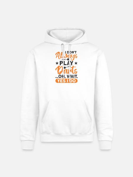 Darts Dart Player - Champion Unisex Powerblend Hoodie - white