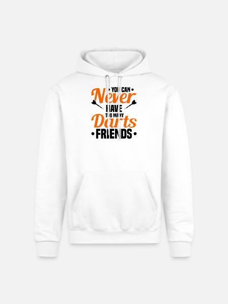 Darts Dart Player - Champion Unisex Powerblend Hoodie - white