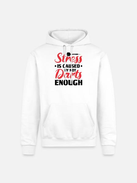 Darts Dart Player - Champion Unisex Powerblend Hoodie - white