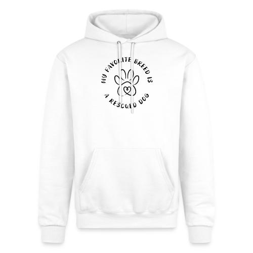 Favorite breed? Rescued dog! - Champion Unisex Powerblend Hoodie