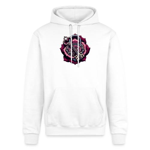 You Hold the Key to My Heart Rose Lock T-Shirt - Champion Unisex Powerblend Hoodie