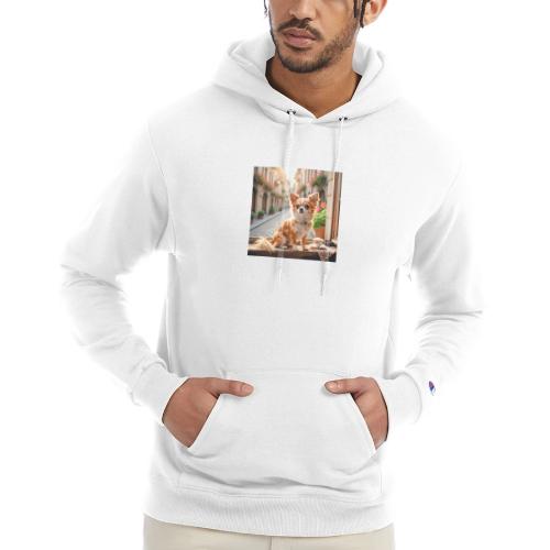 Morning coffee Chihuahua - Champion Unisex Powerblend Hoodie