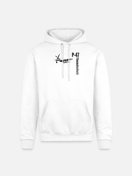 P-47 - Champion Unisex Powerblend Hoodie - white