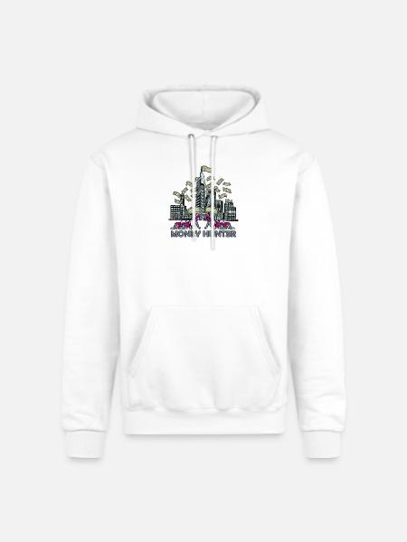 money hunter - Champion Unisex Powerblend Hoodie - white