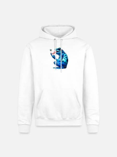 Poison dart frog - Champion Unisex Powerblend Hoodie - white