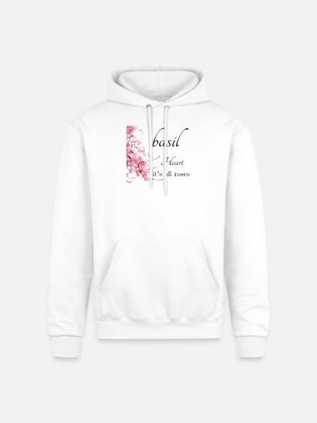 Sakura Bloom - Champion Unisex Powerblend Hoodie - white