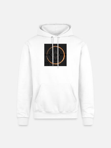 Choose Your Path Emblem - Champion Unisex Powerblend Hoodie - white