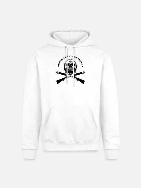 HONOR LOYALTY RESPECT - Champion Unisex Powerblend Hoodie - white