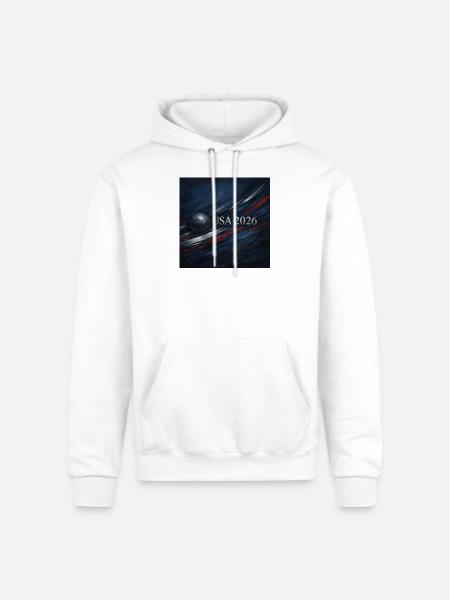 USA 2026 Soccer Emblem - Champion Unisex Powerblend Hoodie - white
