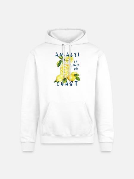 Amalfi Coast Italy - la Dolce Vita - Champion Unisex Powerblend Hoodie - white