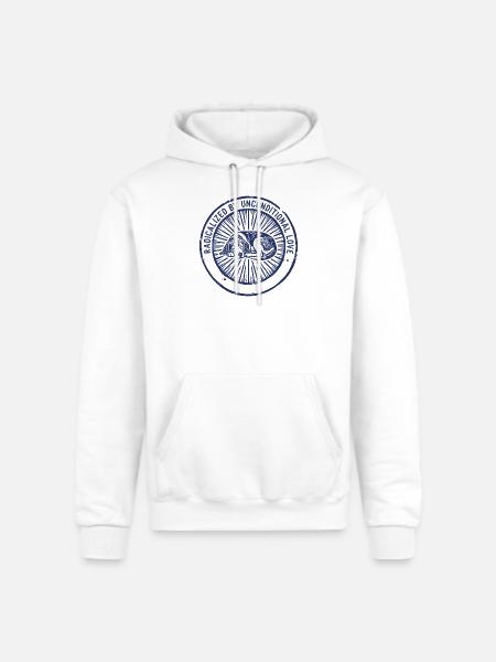 Unconditional Love Sleeping Dog - Champion Unisex Powerblend Hoodie - white
