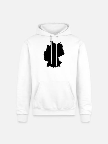 germany - Champion Unisex Powerblend Hoodie - white