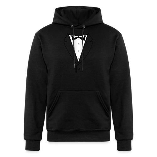 Tuxedo Plain w. Black Lines - Champion Unisex Powerblend Hoodie