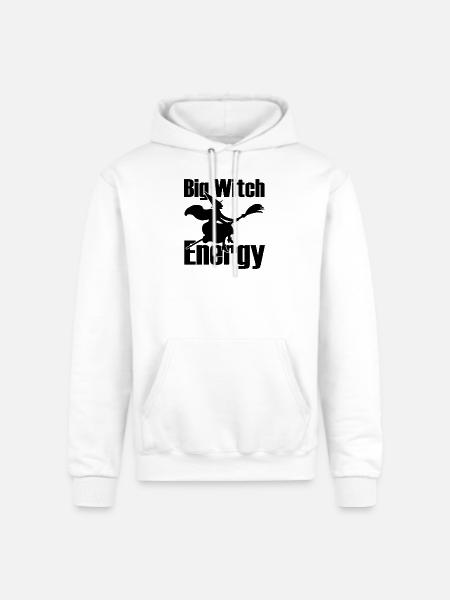 Big Witch Energy - Champion Unisex Powerblend Hoodie - white