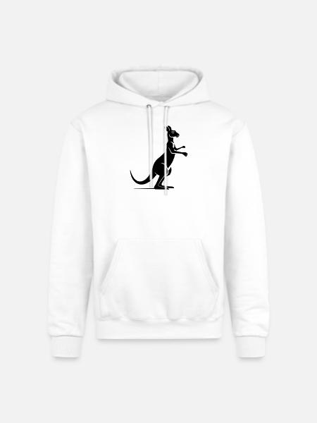 kangaroo - Champion Unisex Powerblend Hoodie - white