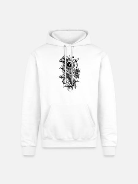 Reality Is Just Another Dream - Champion Unisex Powerblend Hoodie - white