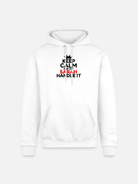 SARAH - Champion Unisex Powerblend Hoodie - white