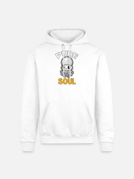 PURE SOUL TSHIRT SHIRT - Champion Unisex Powerblend Hoodie - white
