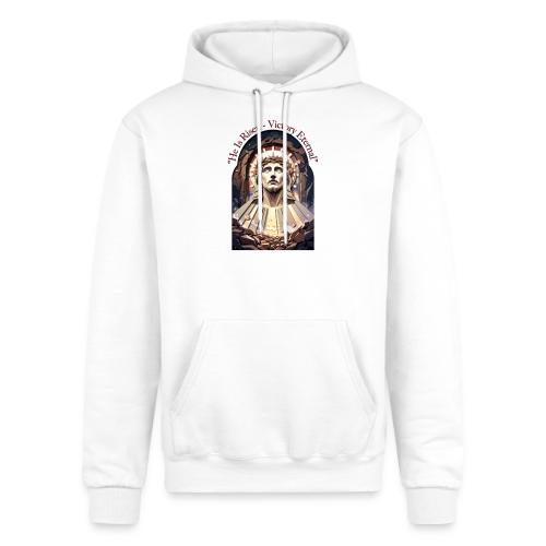 Easter He Is Risen Face of Christ T Shirt, Gift - Champion Unisex Powerblend Hoodie