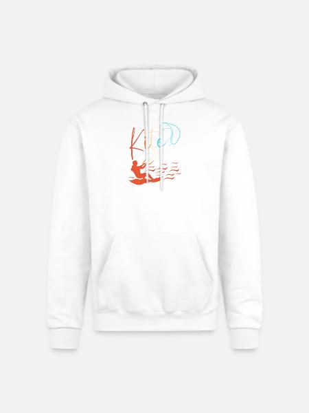 Kitesurfing Kite Water Sports - Champion Unisex Powerblend Hoodie - white