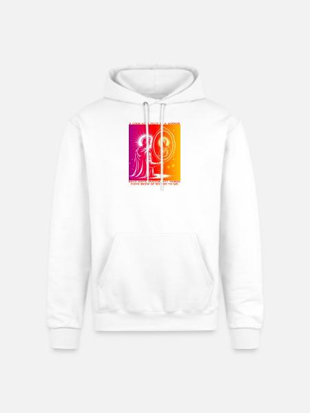 Radiant Self Mirror - Champion Unisex Powerblend Hoodie - white