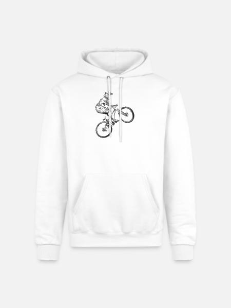 BMX - Champion Unisex Powerblend Hoodie - white