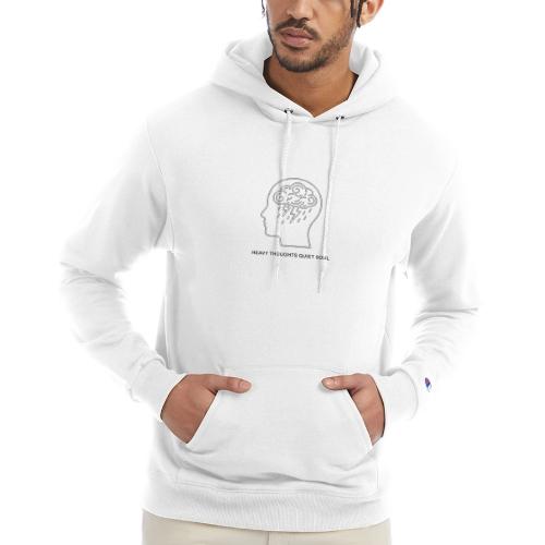 heavy thoughts-quiet soul - Champion Unisex Powerblend Hoodie