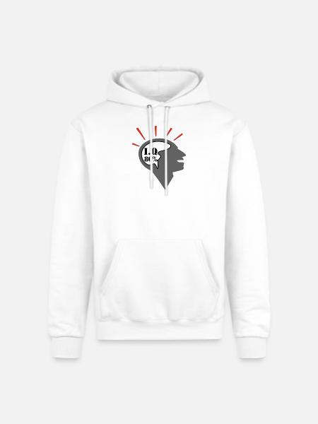 thinking man - Champion Unisex Powerblend Hoodie - white