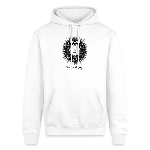 Peace & Joy T-Shirt | Minimalist Elegant Christmas - Champion Unisex Powerblend Hoodie